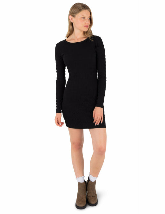 Whistler Long Sleeve Dress | Hurley Black Dresses & Jumpsuits