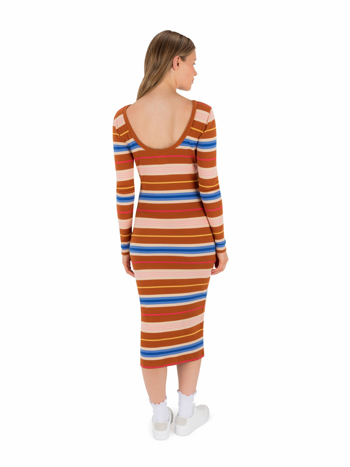 Just A Girl Long Sleeve Dress | Hurley LEATHER BROWN Dresses & Jumpsuits