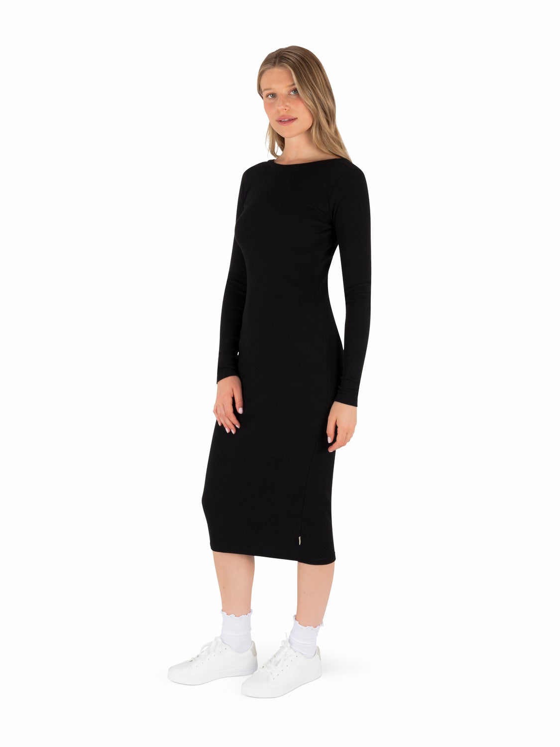 Just A Girl Long Sleeve Dress | Hurley BLACK Dresses & Jumpsuits