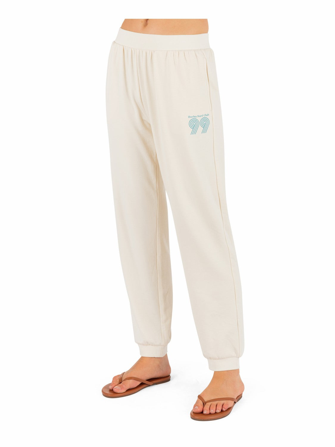 Rollers Crop Jogger | Hurley Off White Pants