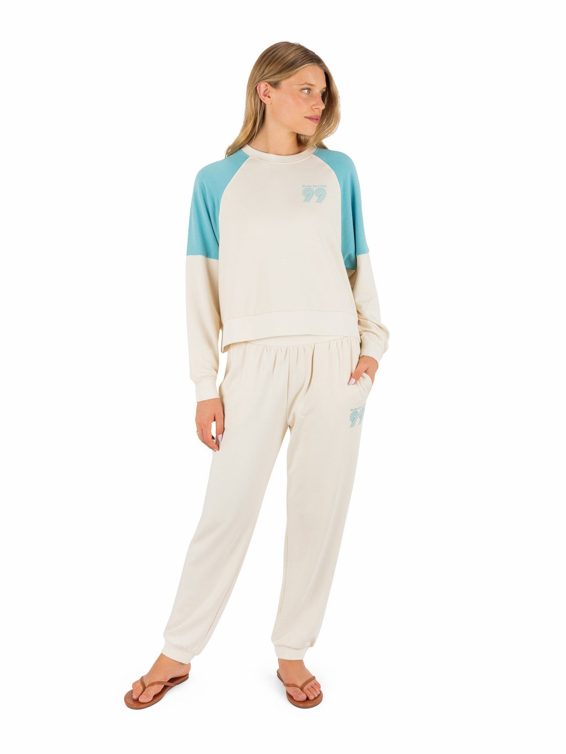Rollers Crop Jogger | Hurley Off White Pants