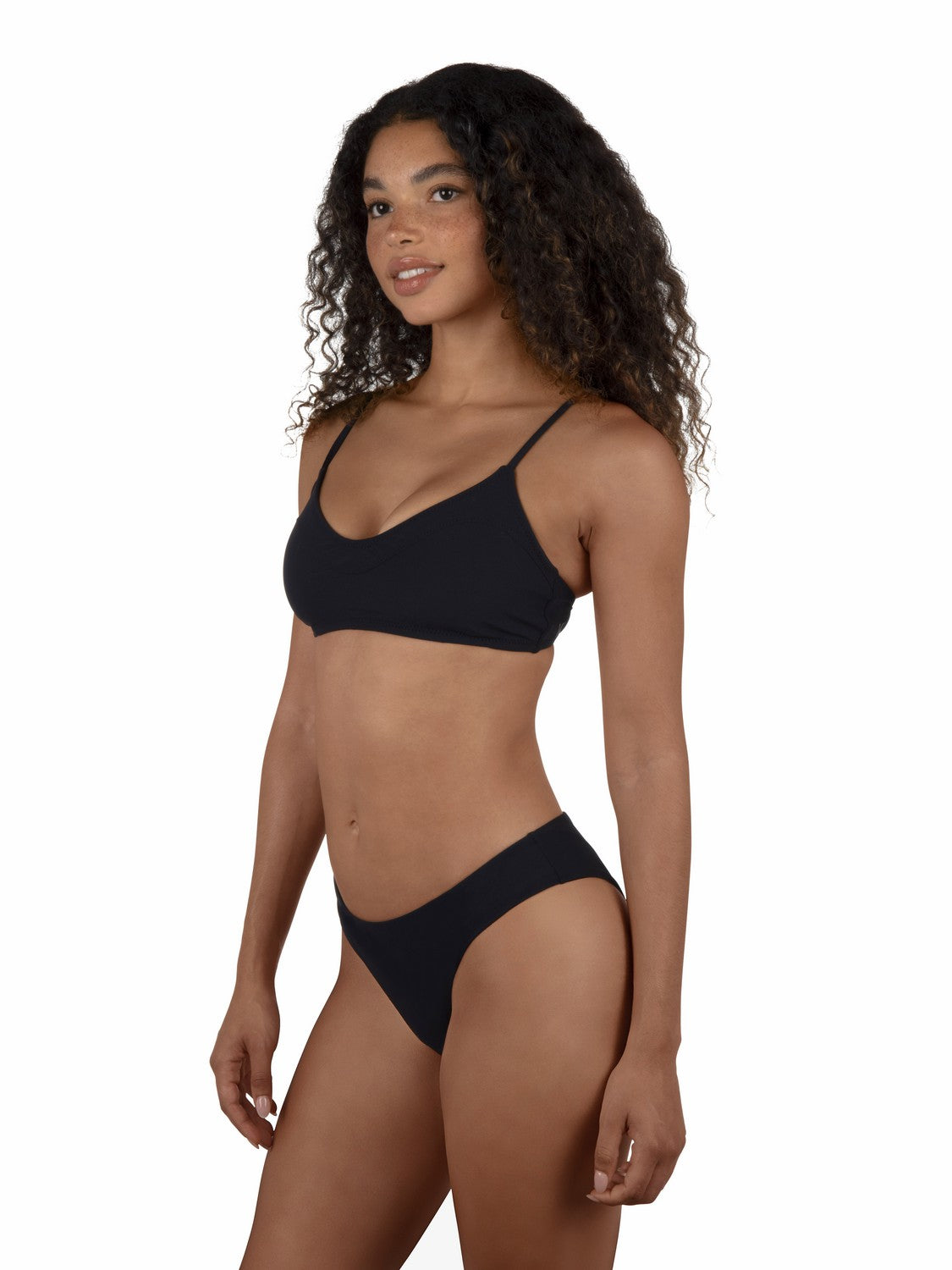 Max Solid Bralette Bikini Top | Hurley Black Bikinis