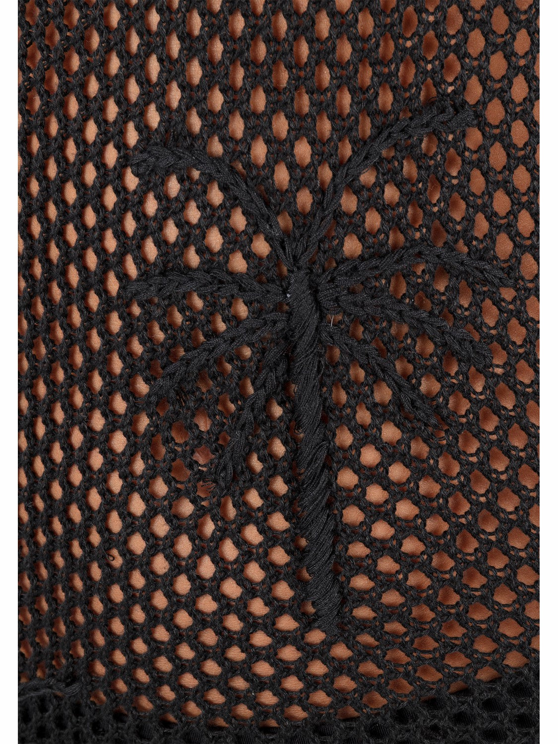 Embroidered Crochet Mini Dress | Hurley Black Cover Ups