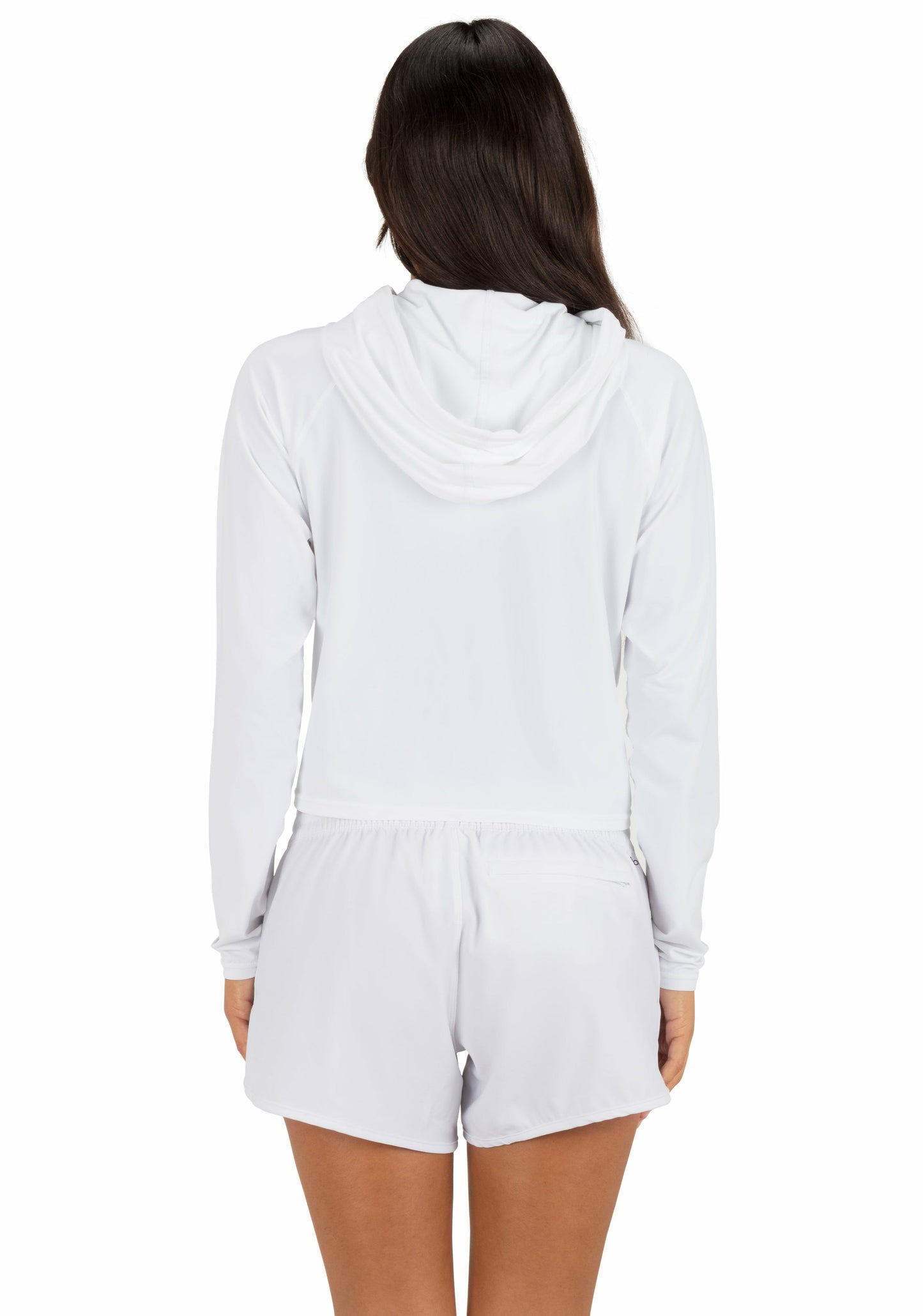 One & Only Solid Long Sleeve Hooded Rashguard | Hurley White Rashguards & Surf Suits