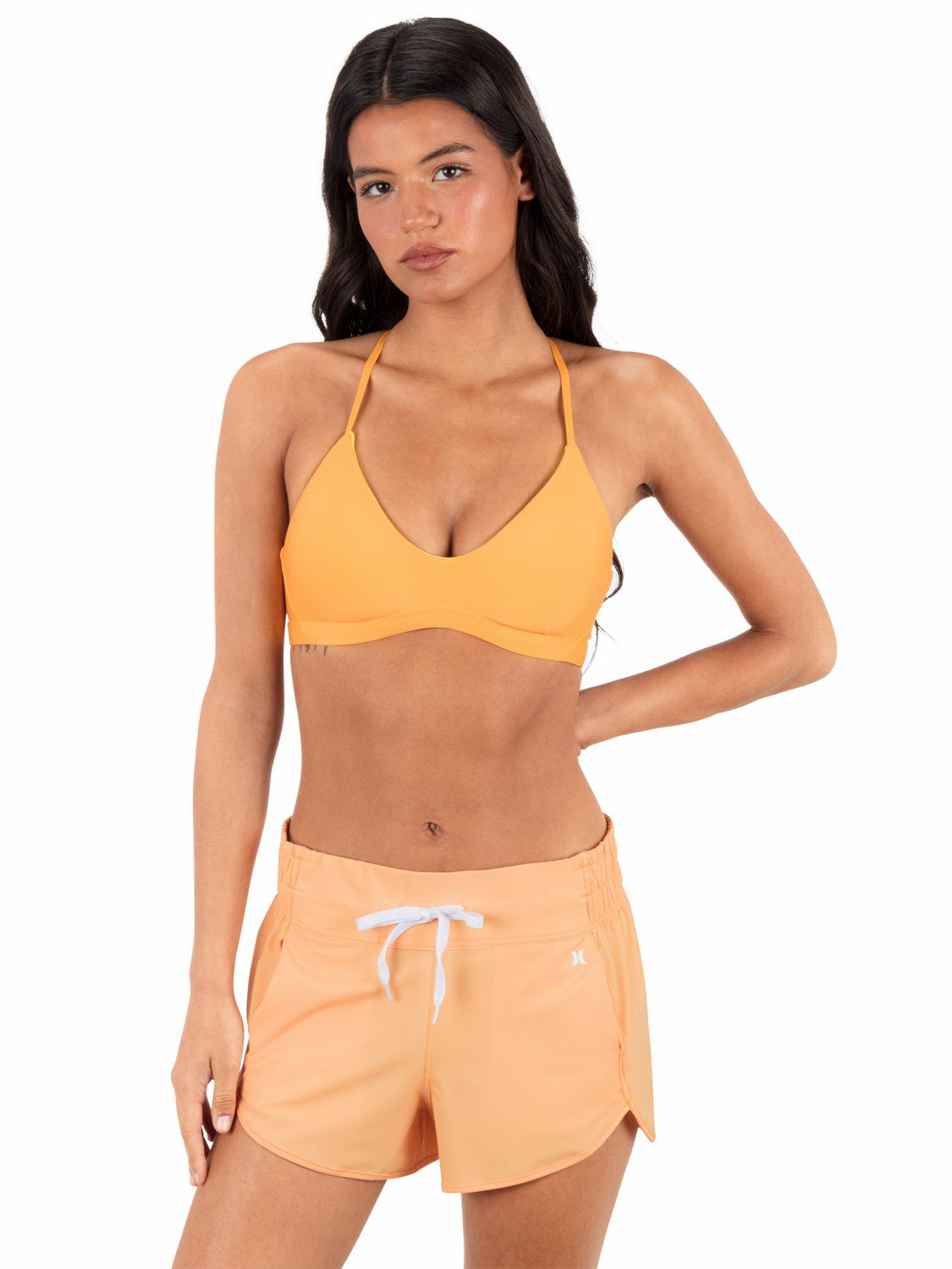 Aquas Solid 2.5" Boardshort | Hurley Maui Mango Boardshorts