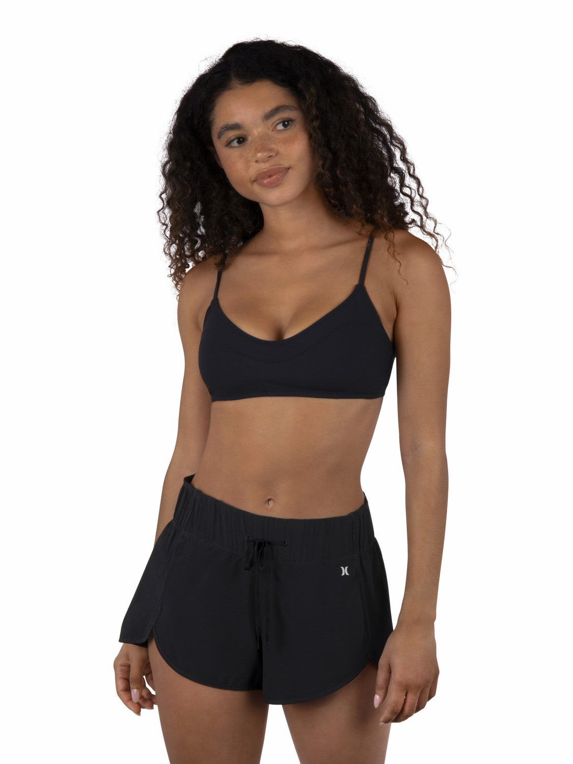 Aquas Solid 2.5" Boardshorts | Hurley Black Boardshorts