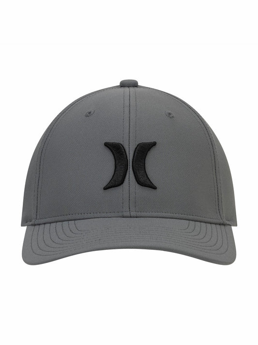 Icon Stretch Fit Hat | Hurley Dark Grey Hats