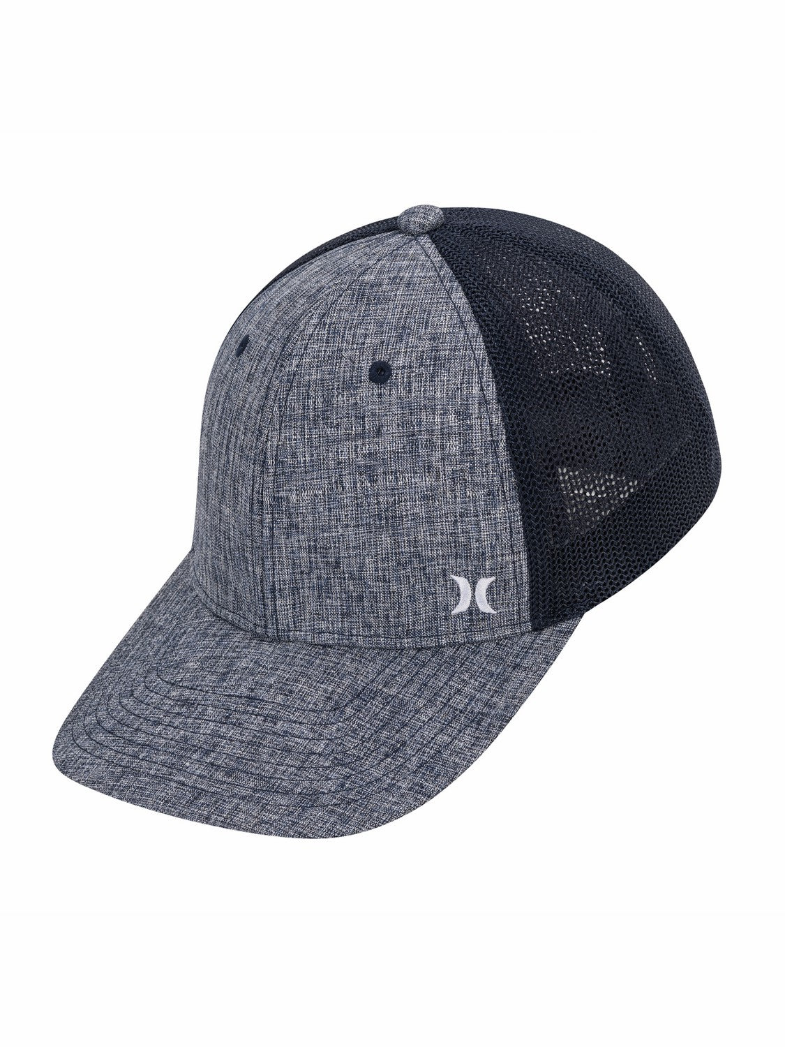 Icon Mini Mesh Stretch Fit Trucker Hat | Hurley Navy Hats