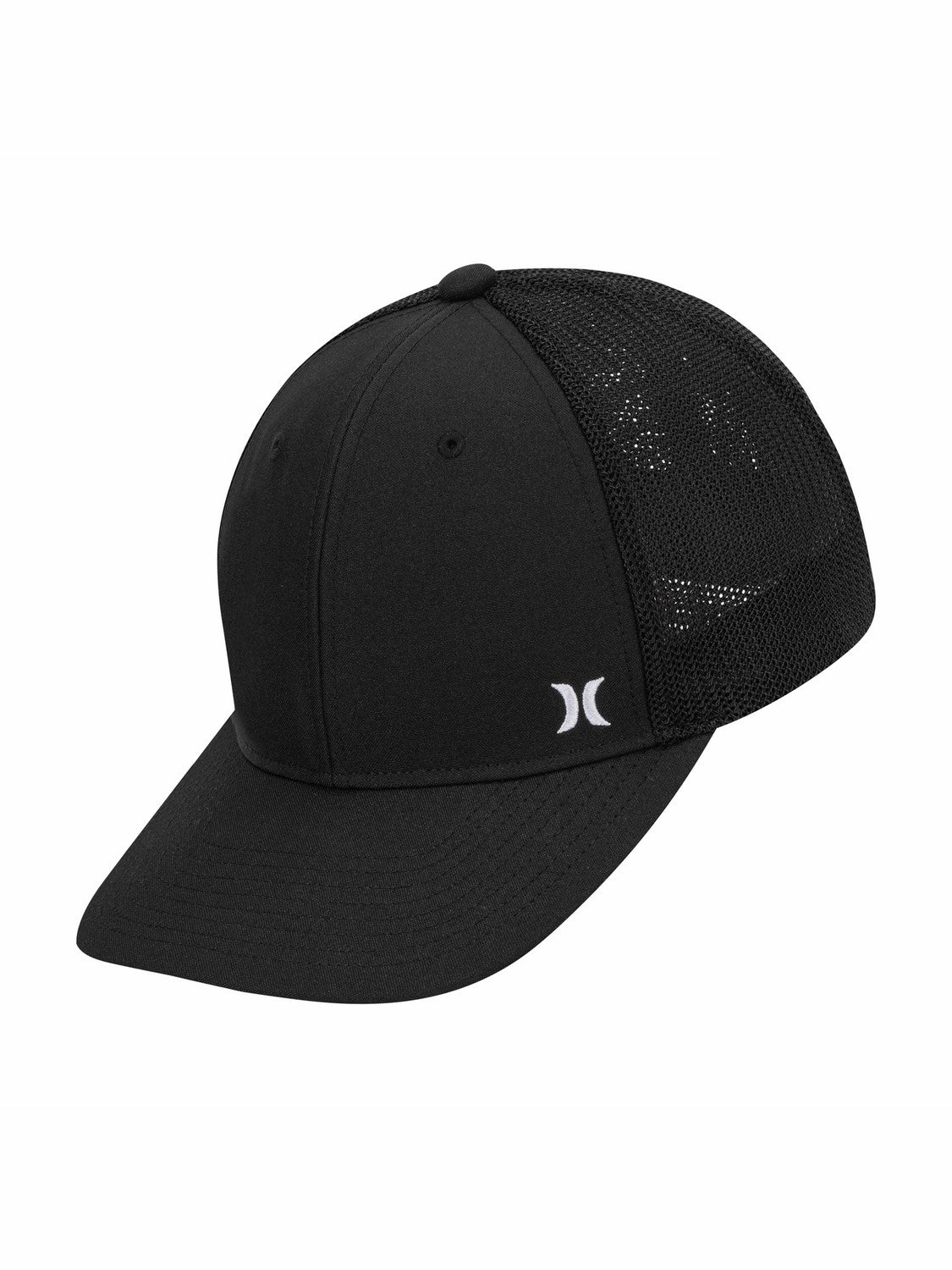 Icon Mini Mesh Stretch Fit Trucker Hat | Hurley Black Hats
