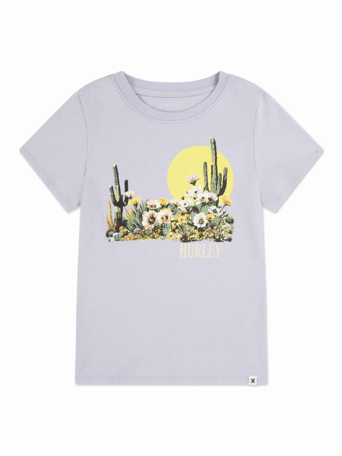 Girls' Graphic Baby T-Shirt | Hurley Galactic Lilac Girls' Tops