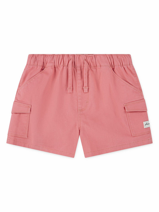 Girls' Pull On Woven Short | Hurley Sunset Coral Girls' Bottoms