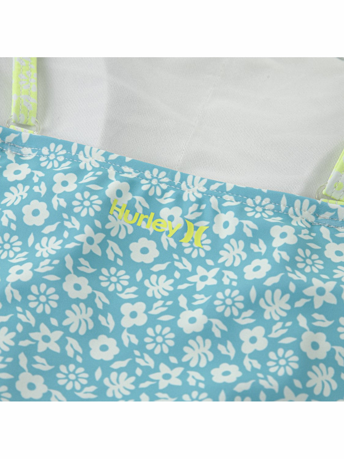 Girls' 2 Piece Tankini Swim Set | Hurley Turquoise Waves / Cool Matcha Girls' Surf & Swim