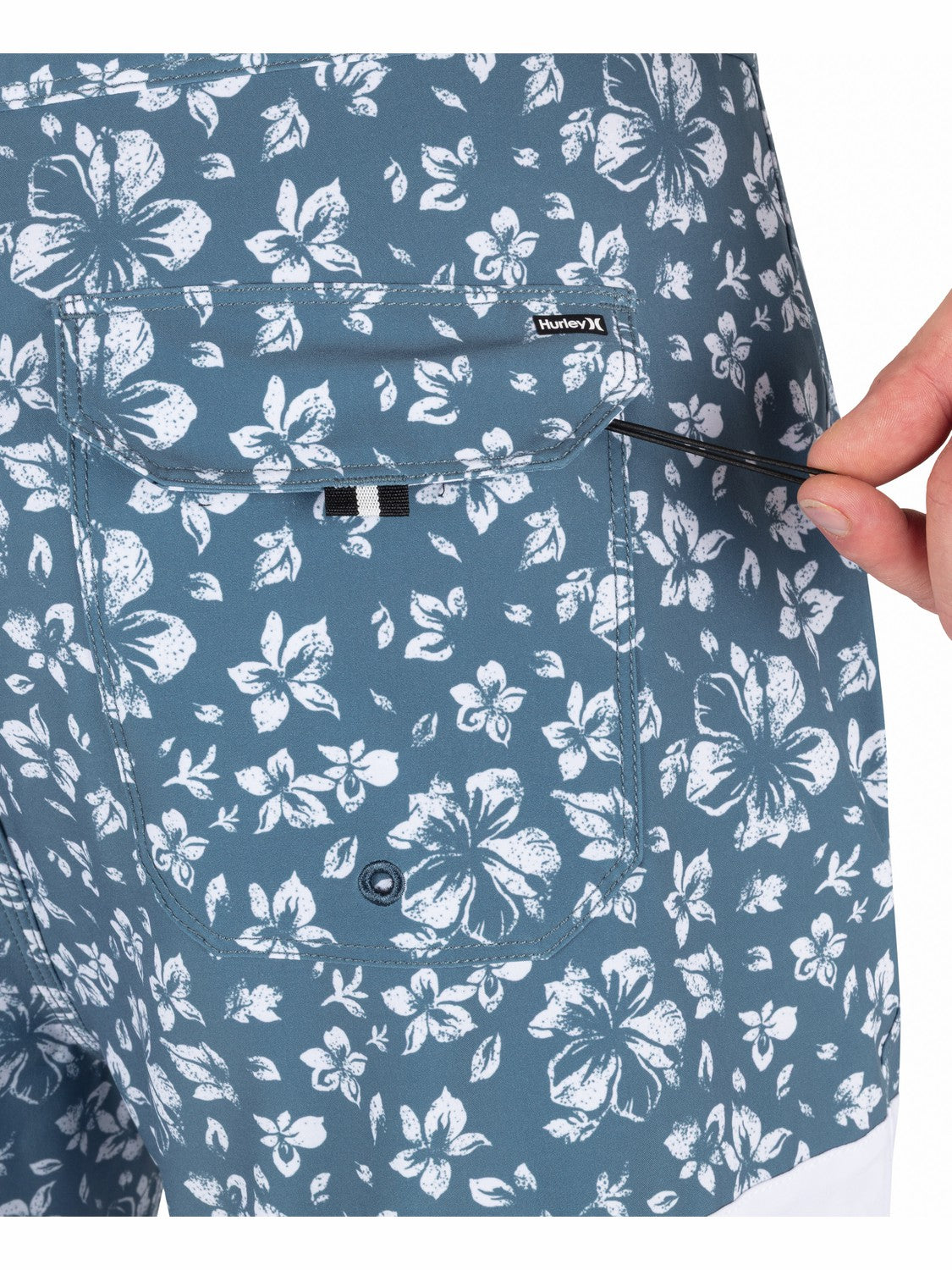 Phantom Eco Block Party 18" Boardshort | Hurley Grey Teal Sale Boardshorts
