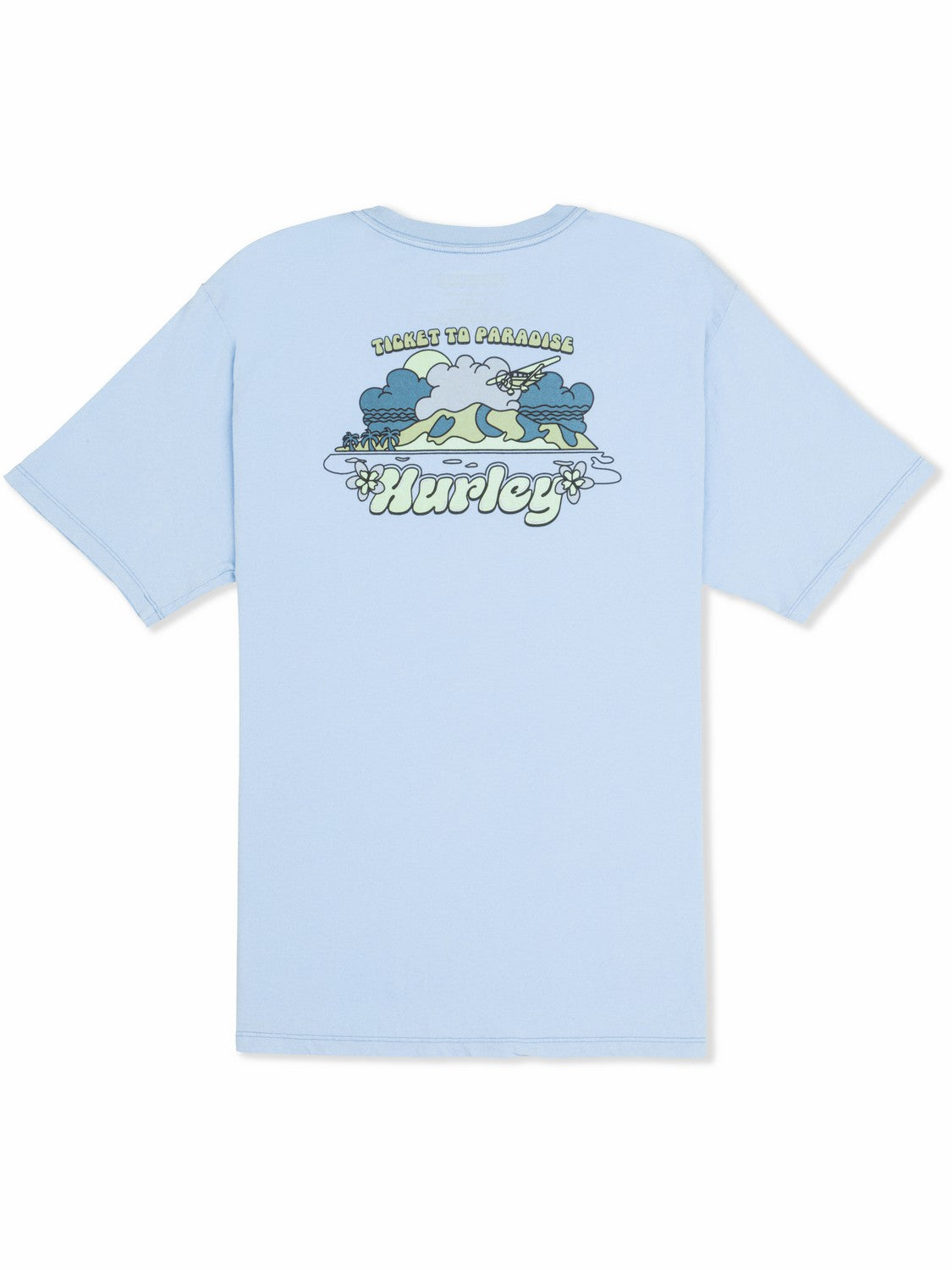 Visitor Short Sleeve | Hurley EIFEL BLUE Sale T-Shirts