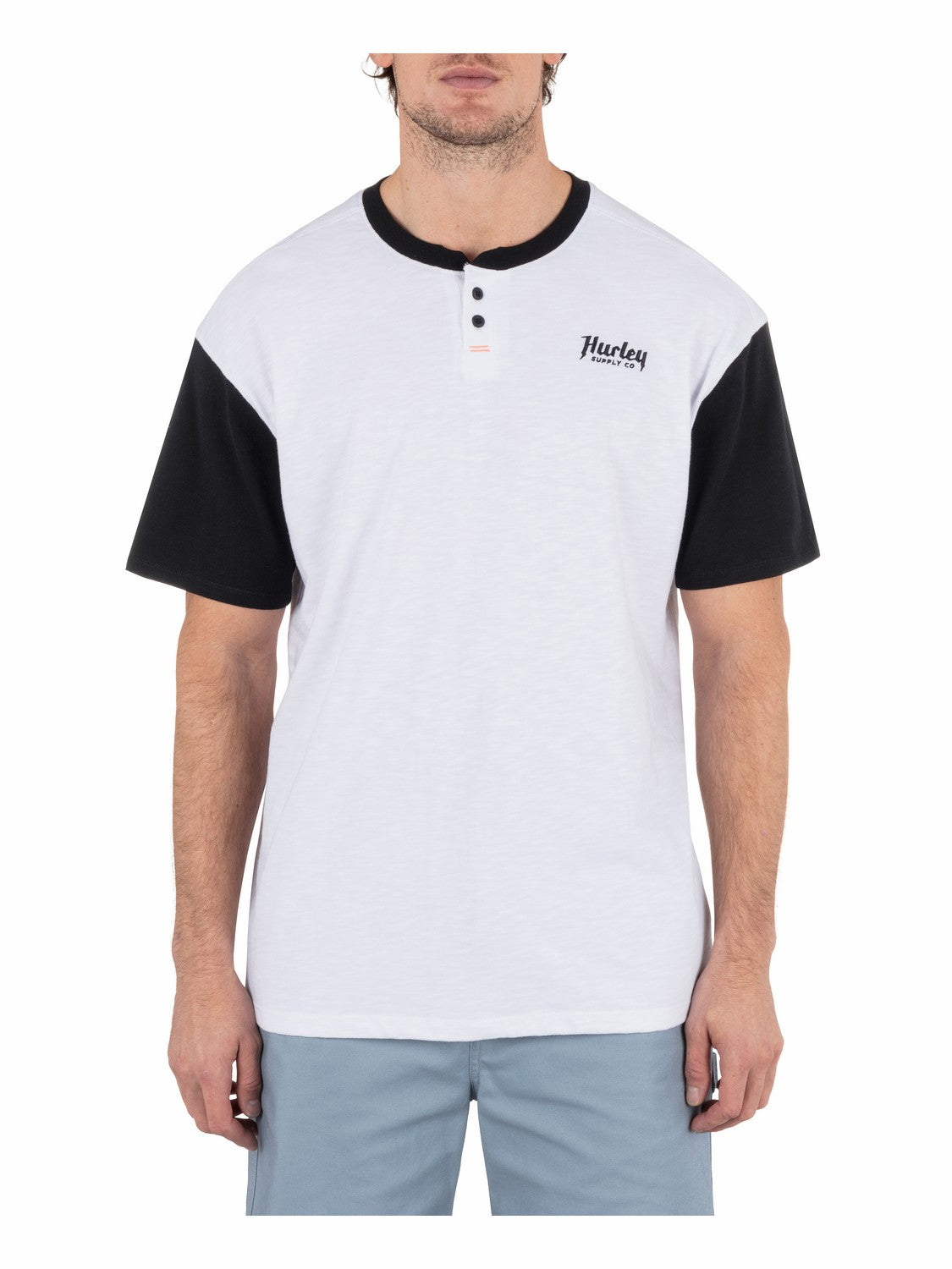 Merchant Henley Short Sleeve | Hurley White Sale T-Shirts