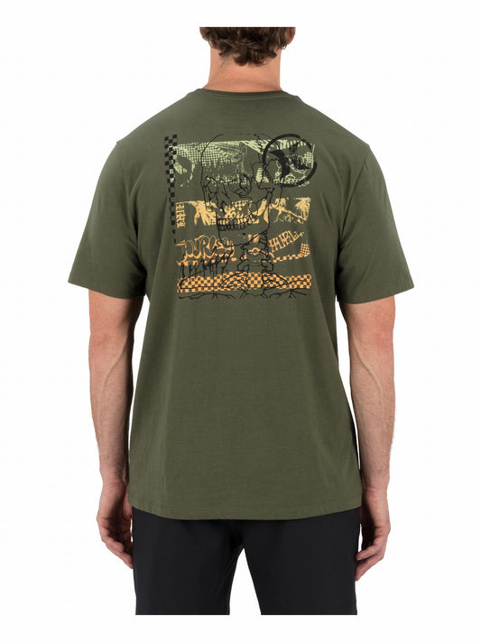 Crusty Short Sleeve | Hurley Charcoal Fern Sale T-Shirts
