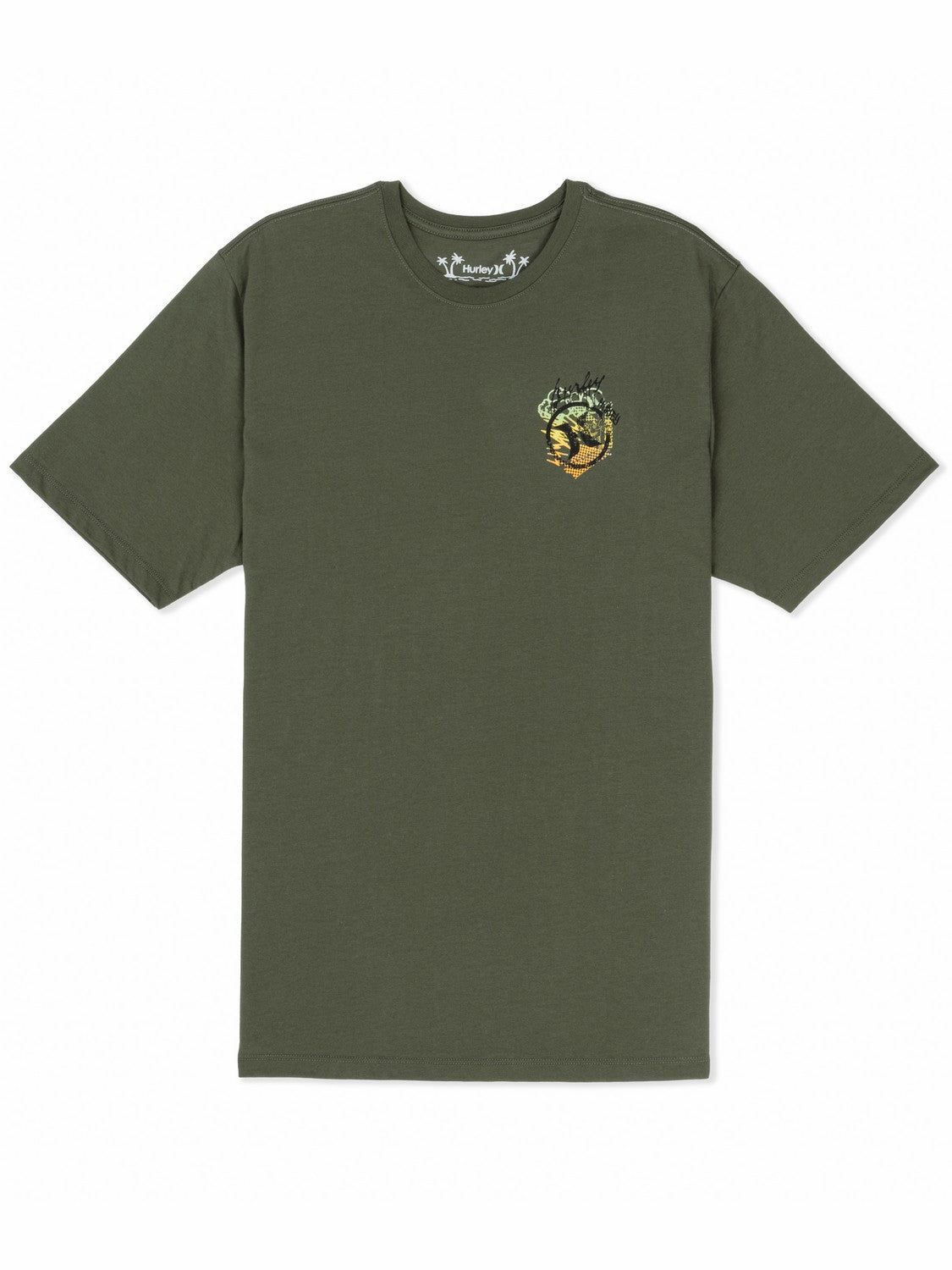 Crusty Short Sleeve | Hurley Charcoal Fern Sale T-Shirts
