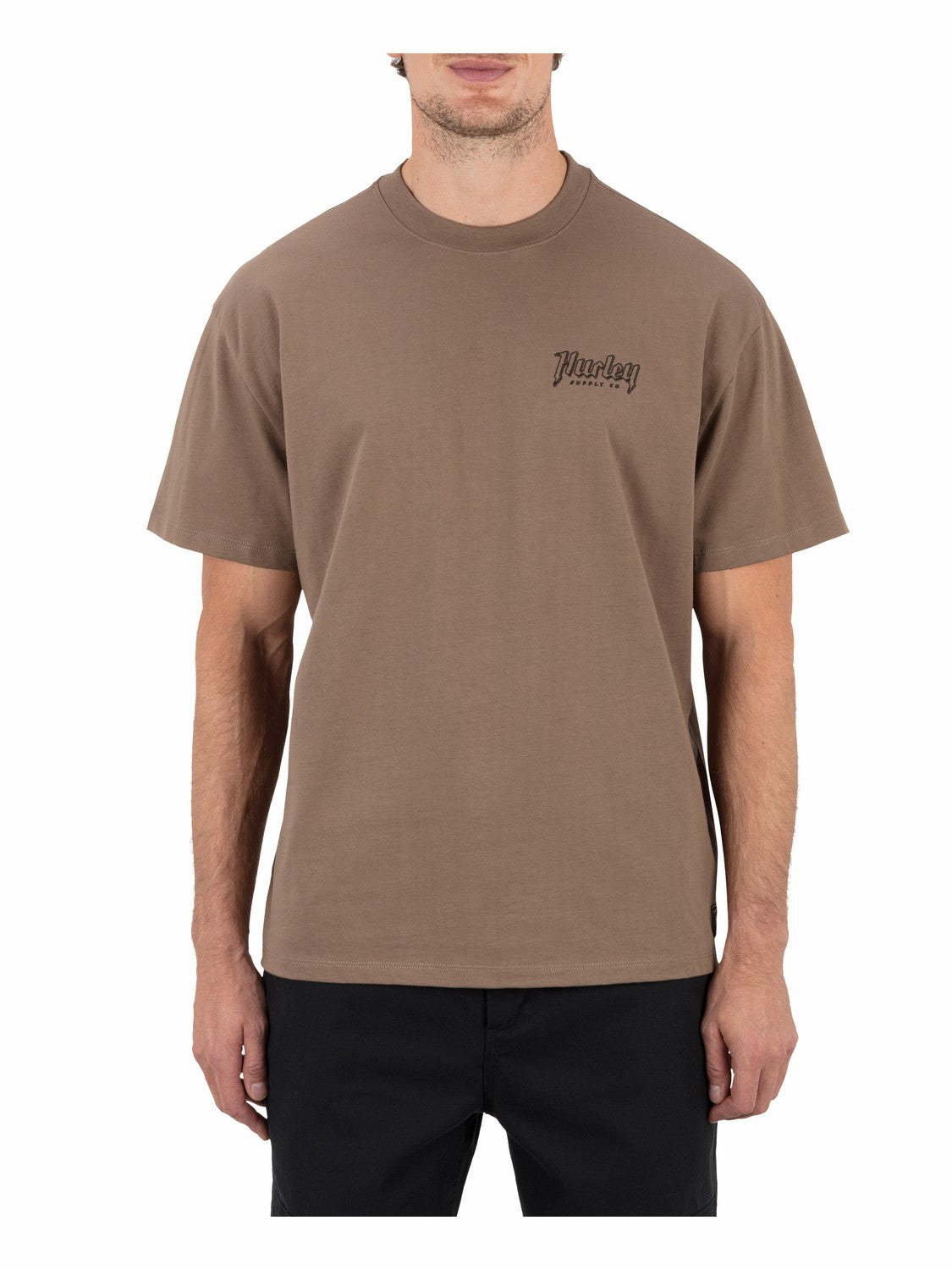 Built Outline Short Sleeve T-Shirt | Hurley Woodside Sale T-Shirts