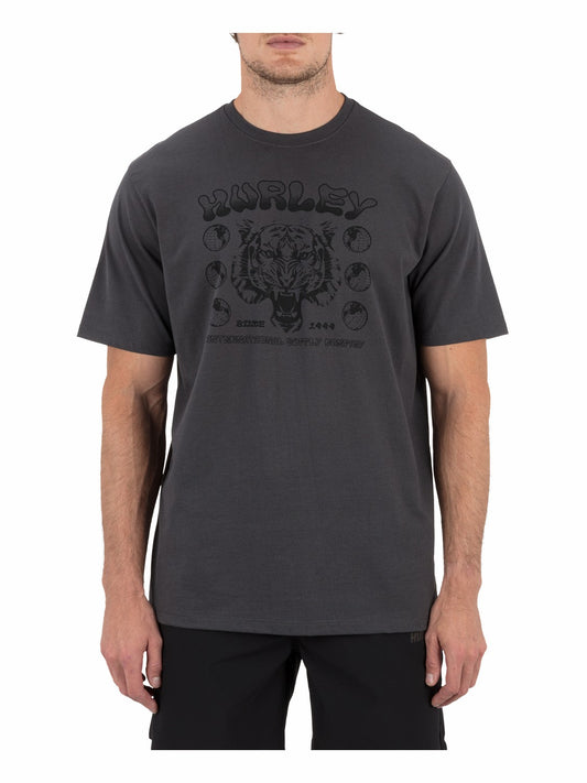 H2O Dri El Tigre No Se Short Sleeve | Hurley Dark Stone Grey Sale T-Shirts