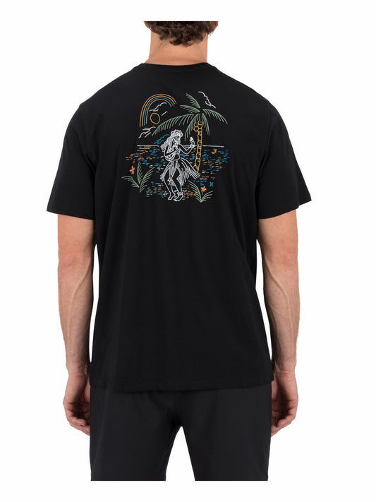 Hula In Paradise Short Sleeve | Hurley Black Sale T-Shirts