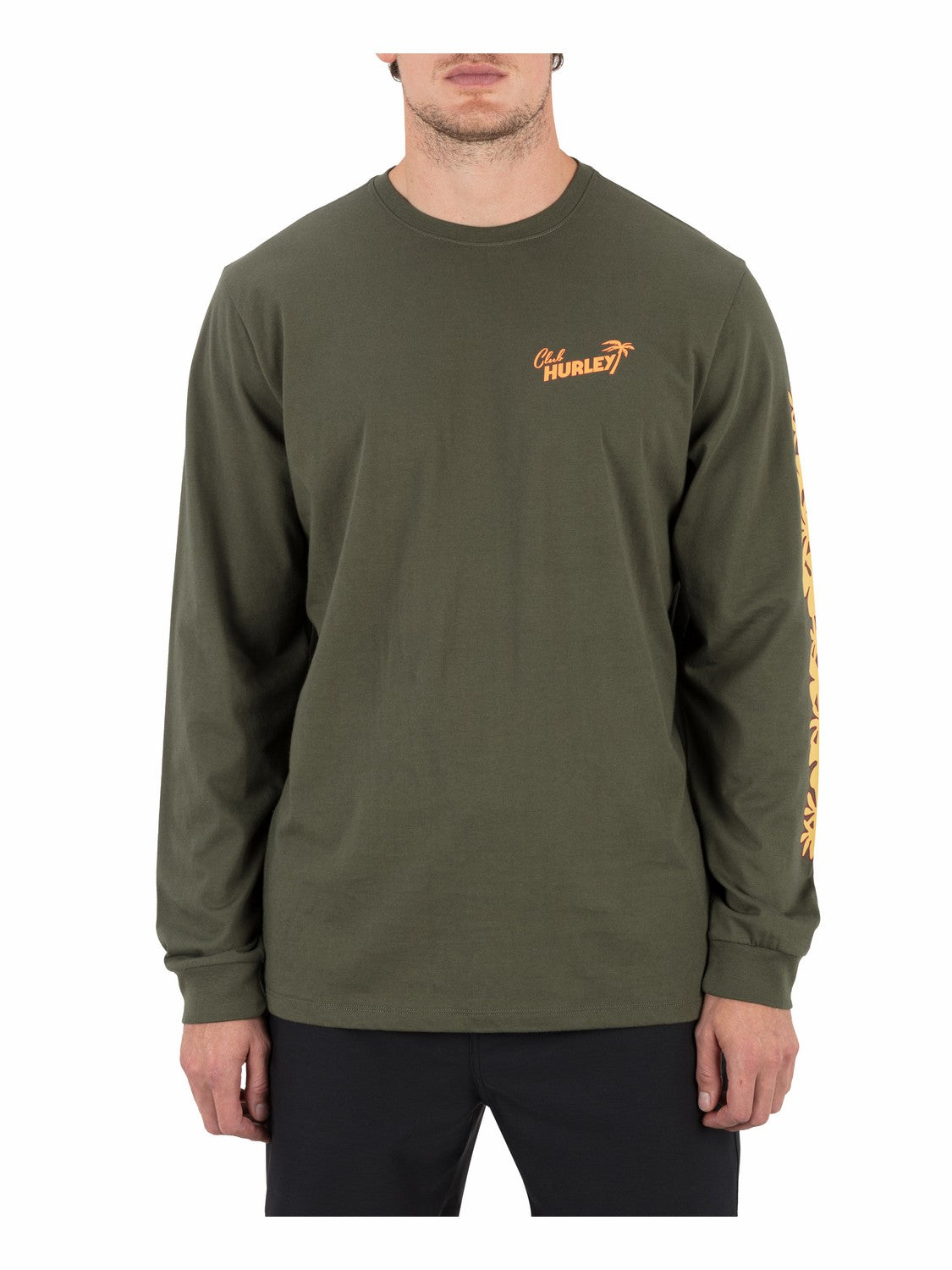 Chambord Long Sleeve | Hurley Charcoal Fern Sale Long Sleeve Tops & T-Shirts