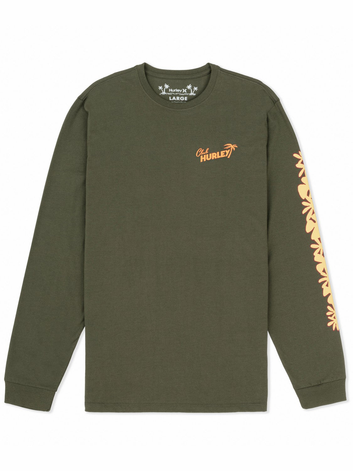 Chambord Long Sleeve | Hurley Charcoal Fern Sale Long Sleeve Tops & T-Shirts