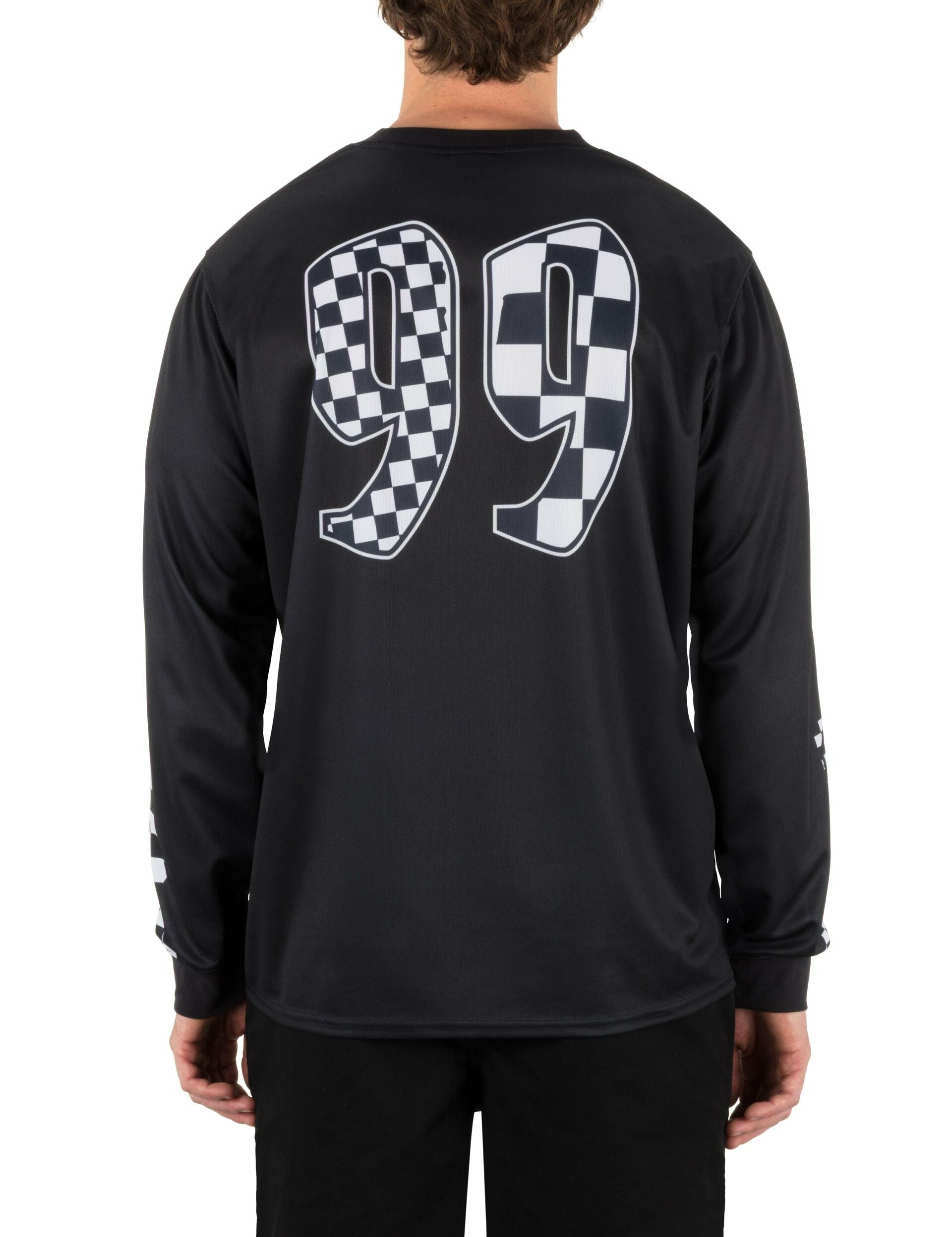 Hurley x Travis Barker Check Out Long Sleeve Jersey | Hurley BLACK Sale Long Sleeve Tops & T-Shirts