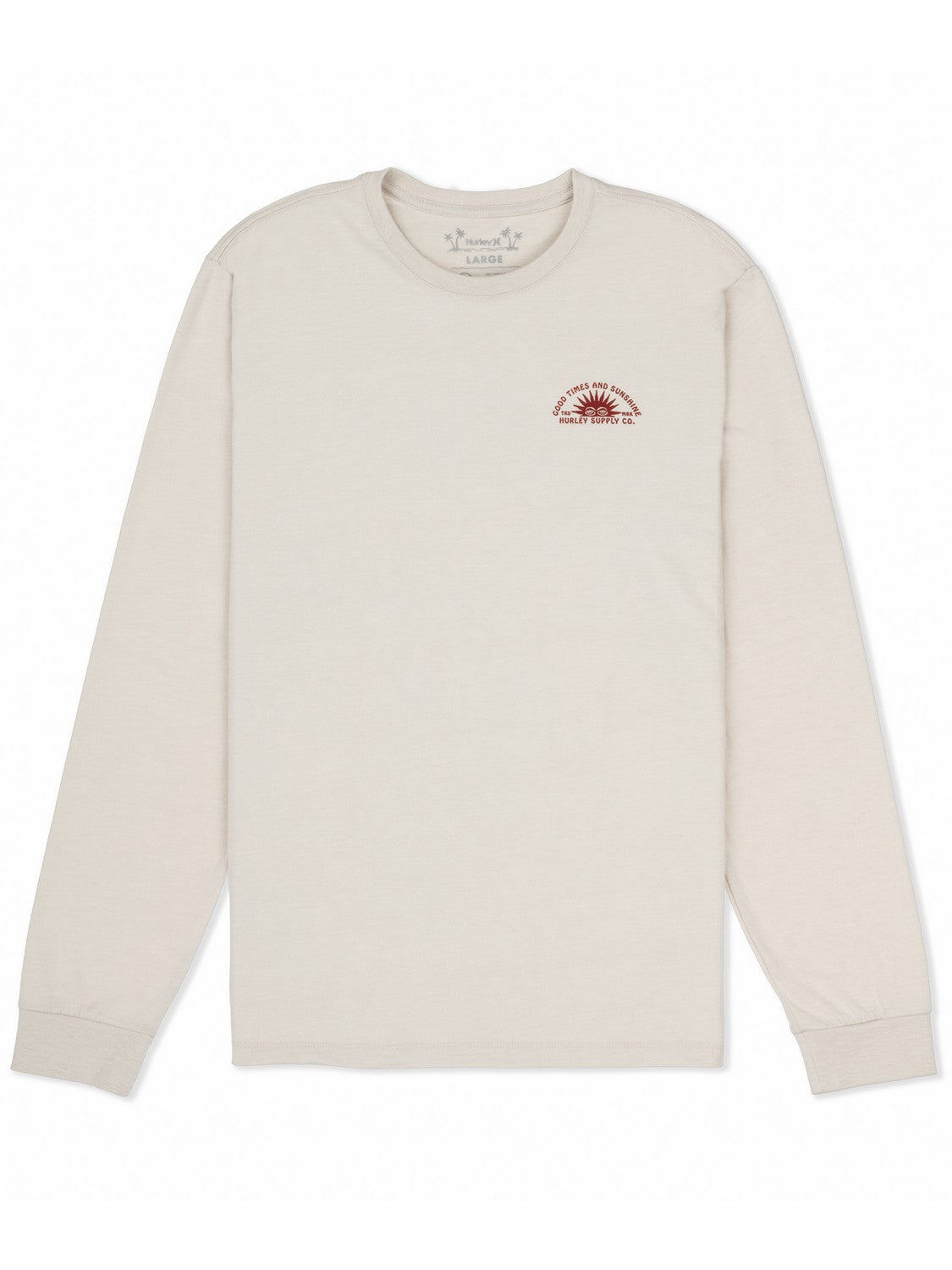Sunshine Slub Long Sleeve | Hurley Bone Sale Long Sleeve Tops & T-Shirts