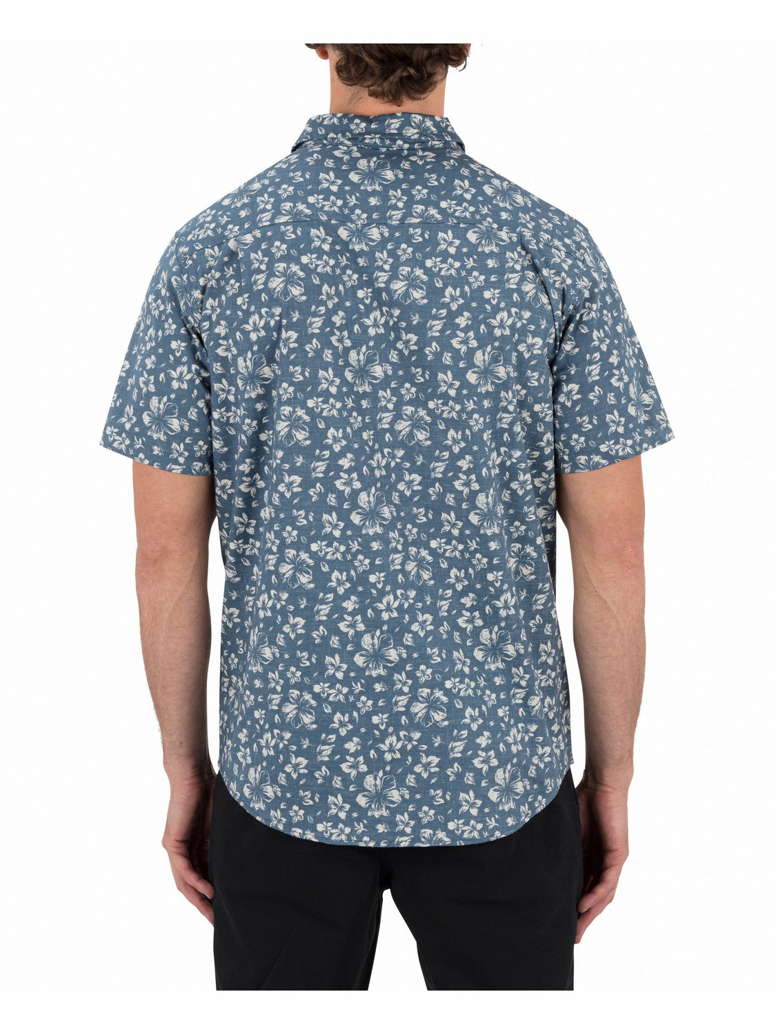 Lido Stretch Short Sleeve | Hurley Grey Teal Sale Shirts