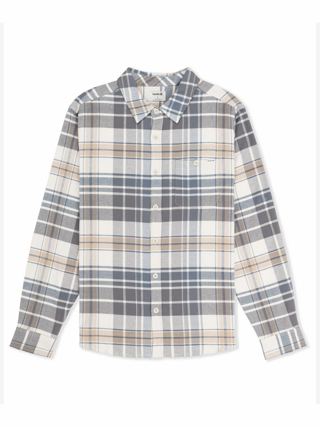Portland Stretch Flannel Long Sleeve | Hurley Bone Sale Shirts