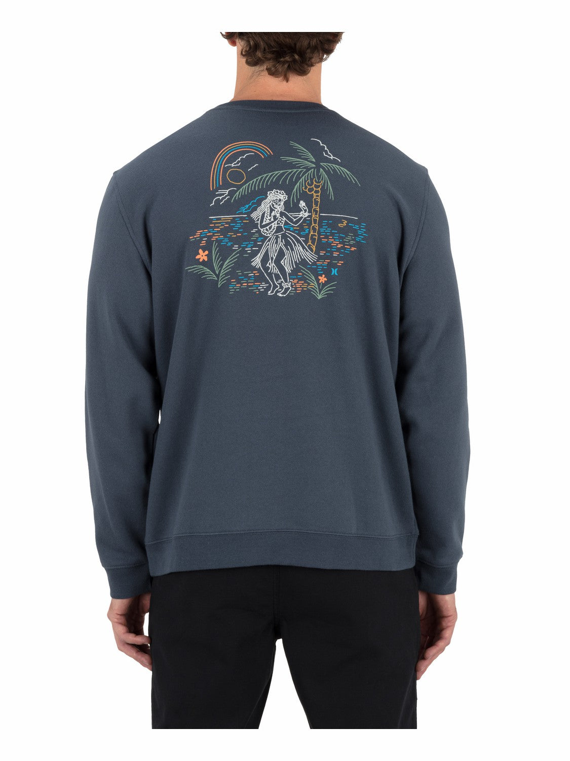 Hula In Paradise Crewneck Sweatshirt | Hurley Iron Ore Sale Hoodies