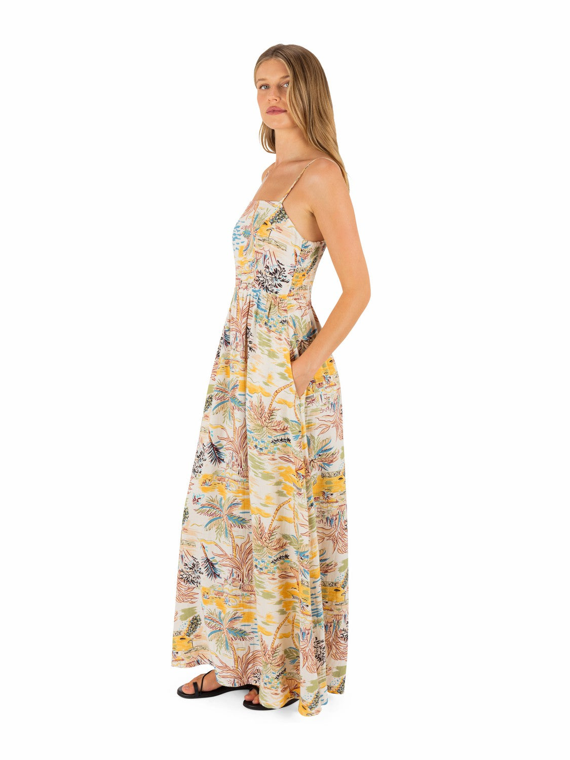 Safari Scenic Maxi Dress | Hurley Off White Sale Dresses & Rompers