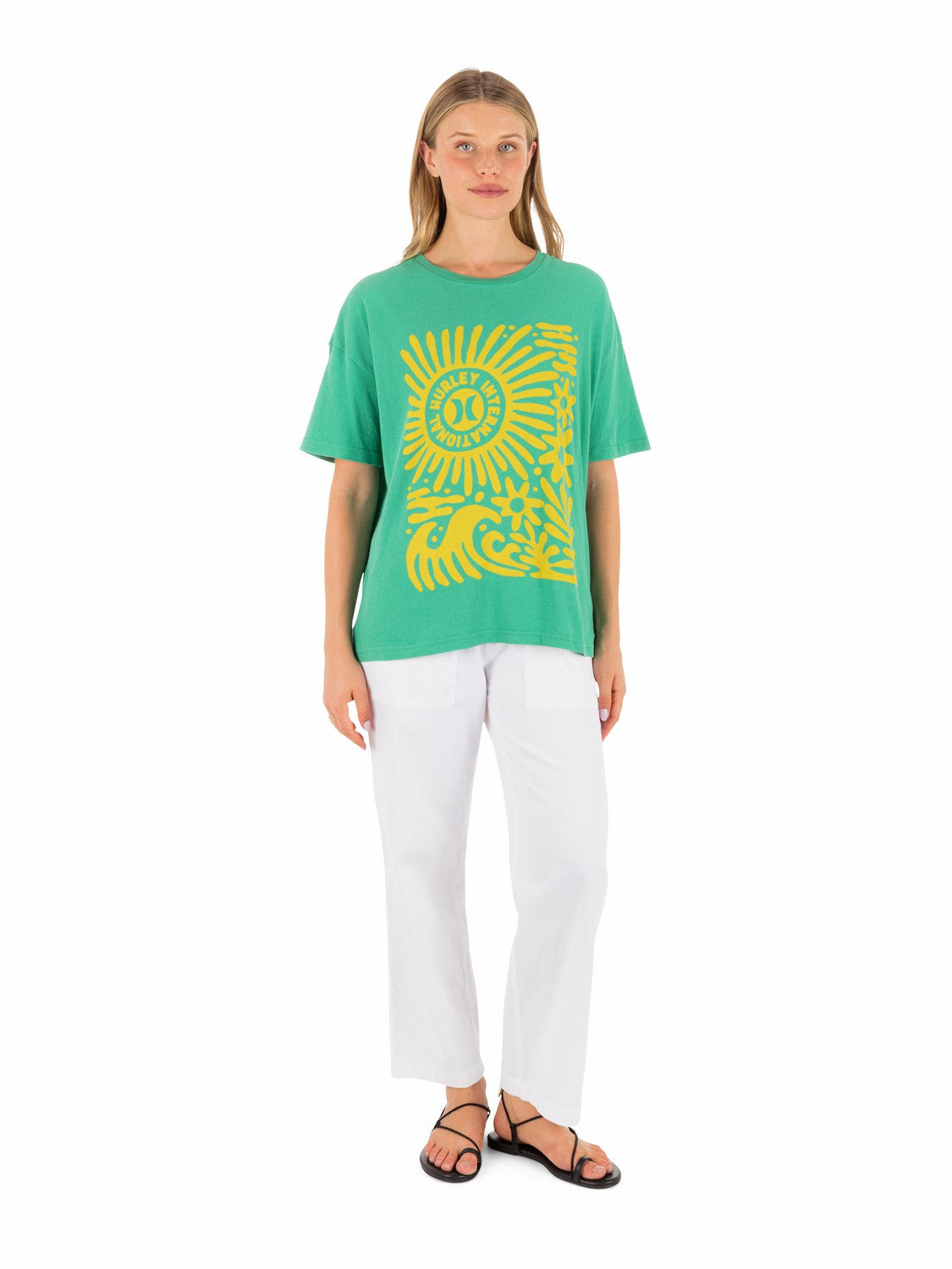 Harmony Boyfriend Tee | Hurley Spring Green Sale T-Shirts
