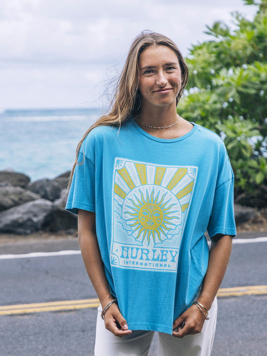 Lumina Boyfriend Tee | Hurley Blue Moon Sale T-Shirts