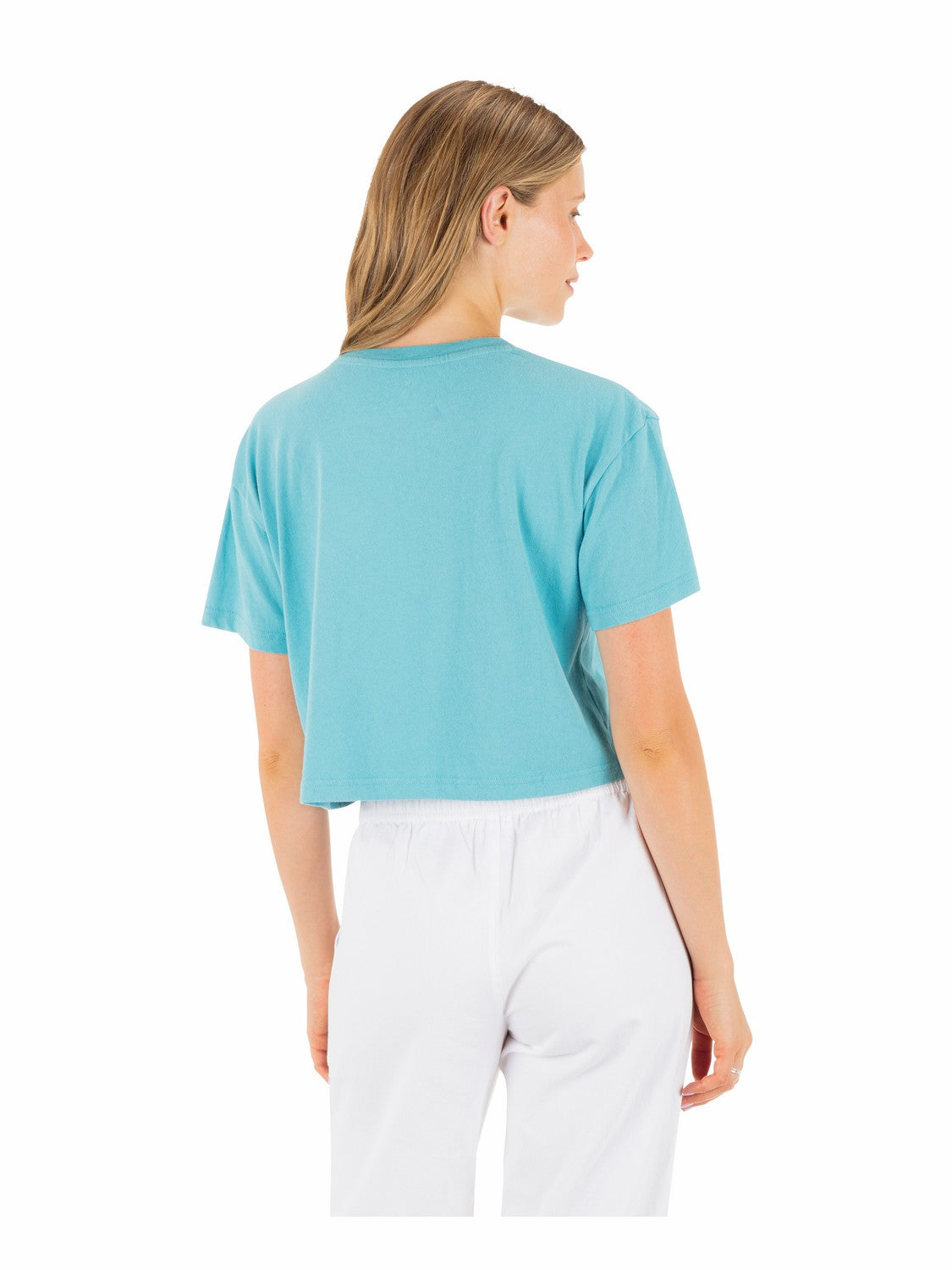 Burro Boxy Crop Tee | Hurley Maui Blue Sale T-Shirts