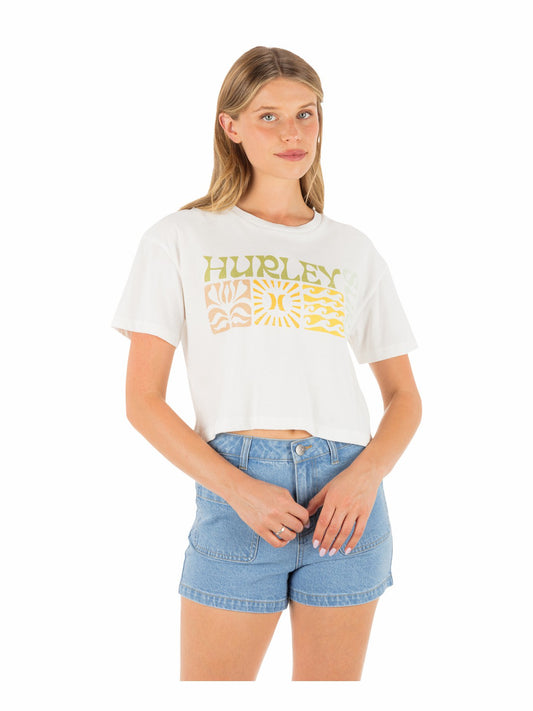 Surf Days Boxy Crop Tee | Hurley Tofu Sale T-Shirts