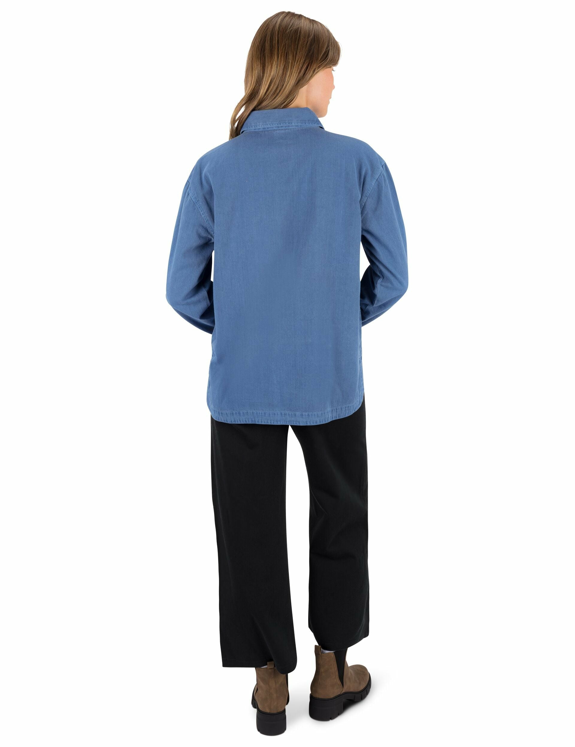 Wavy Days Overshirt | Hurley Dutch Blue Sale Tops
