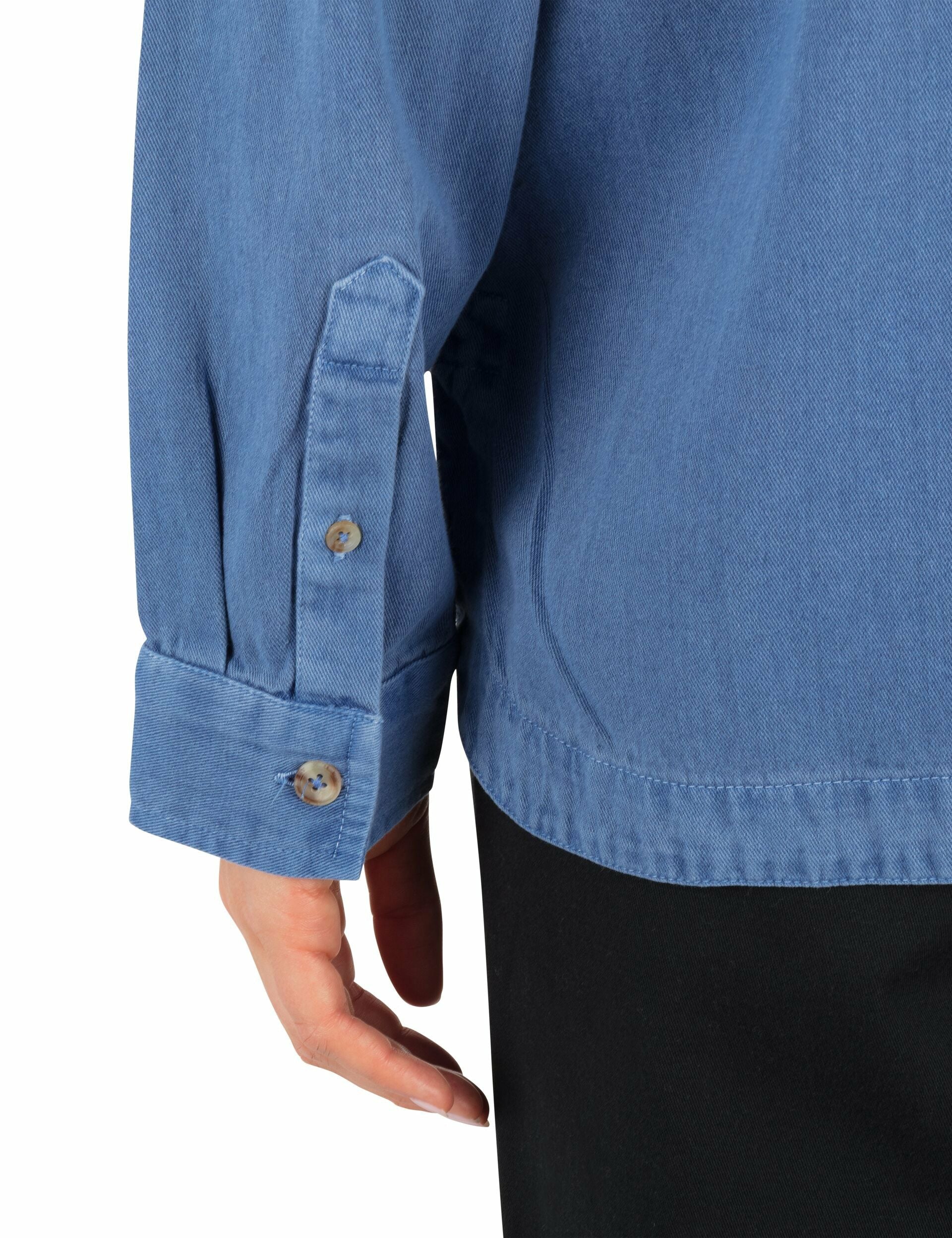 Wavy Days Overshirt | Hurley Dutch Blue Sale Tops