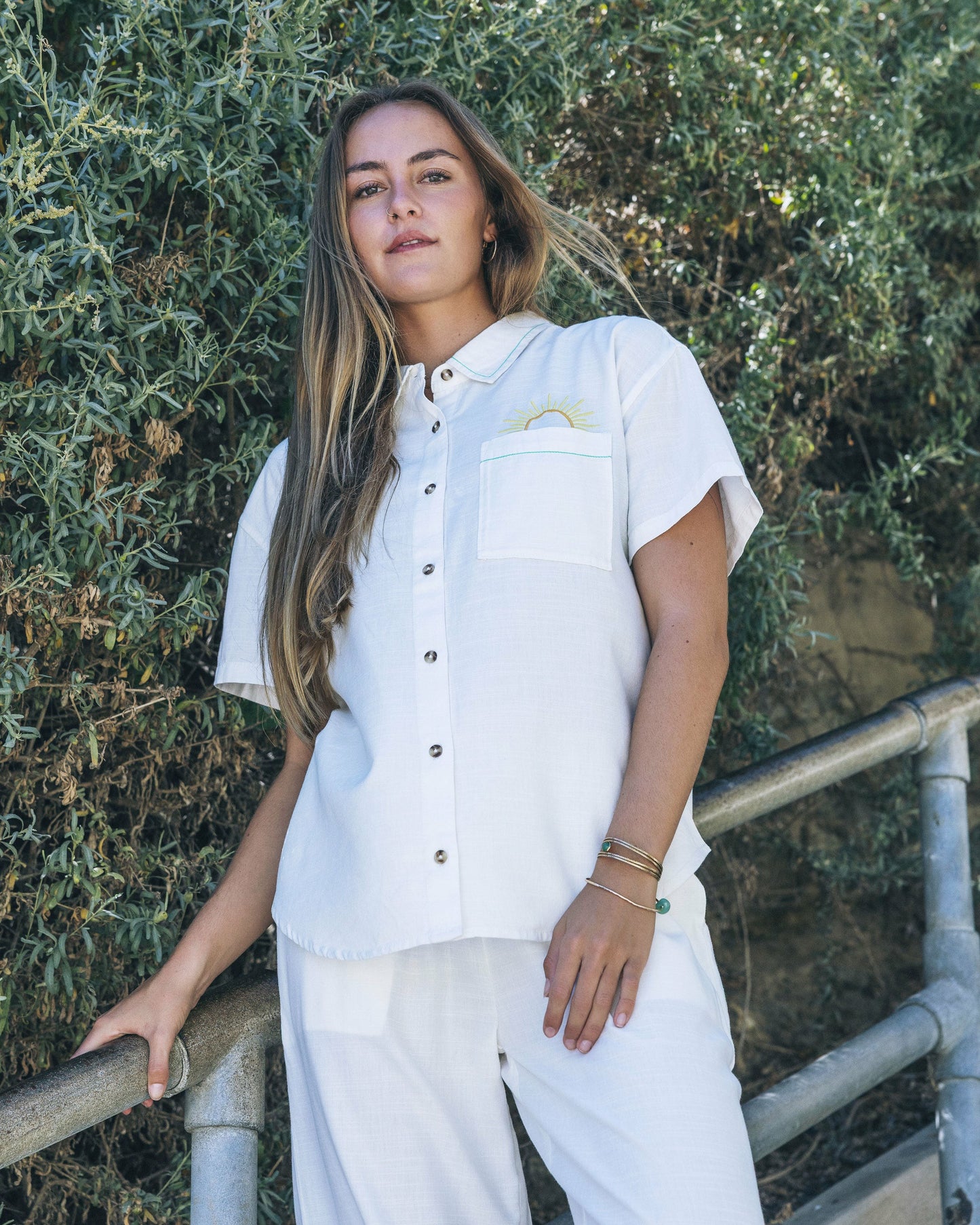Goldie Boyfriend Short Sleeve | Hurley Off White Sale Tops