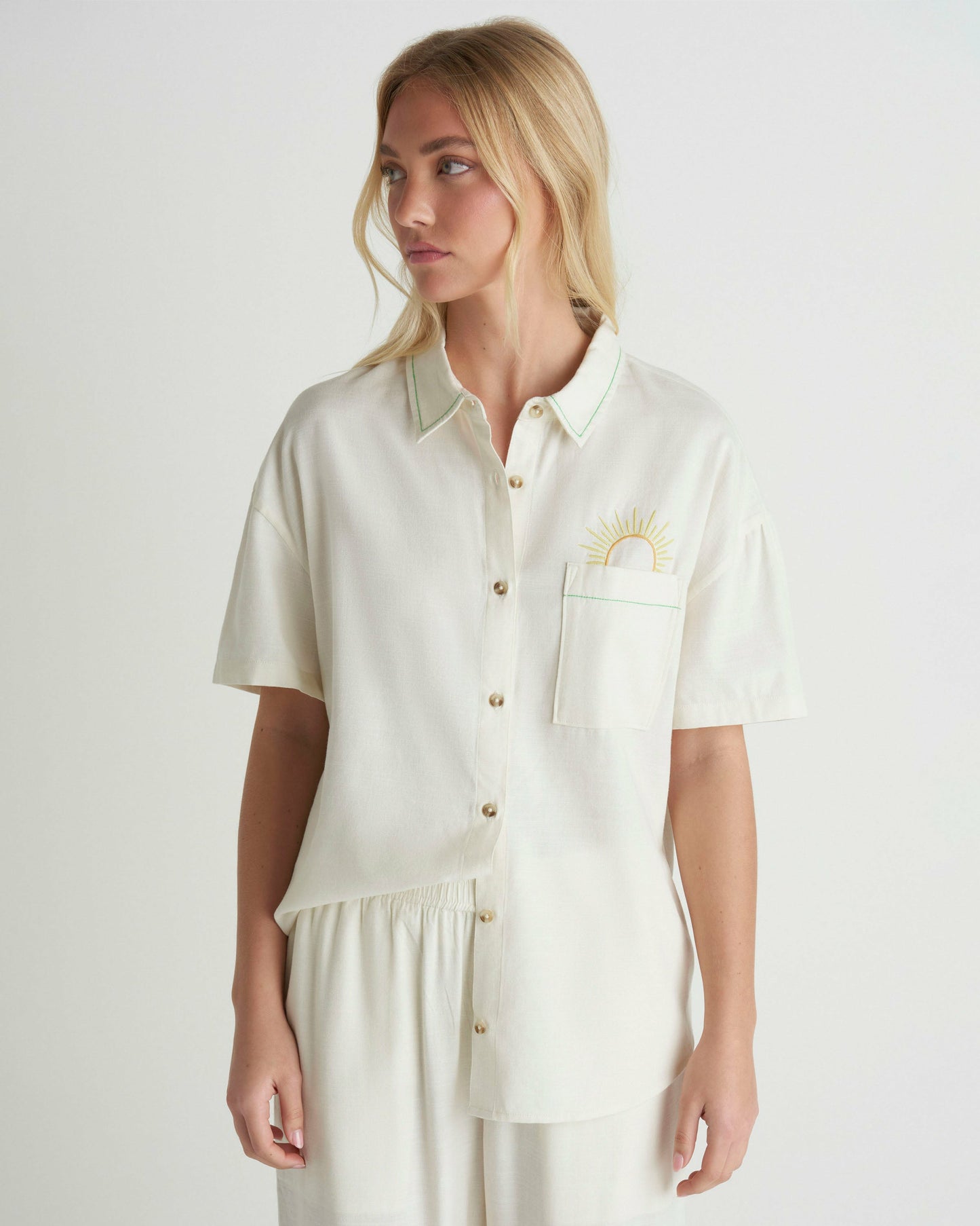 Goldie Boyfriend Short Sleeve | Hurley Off White Sale Tops