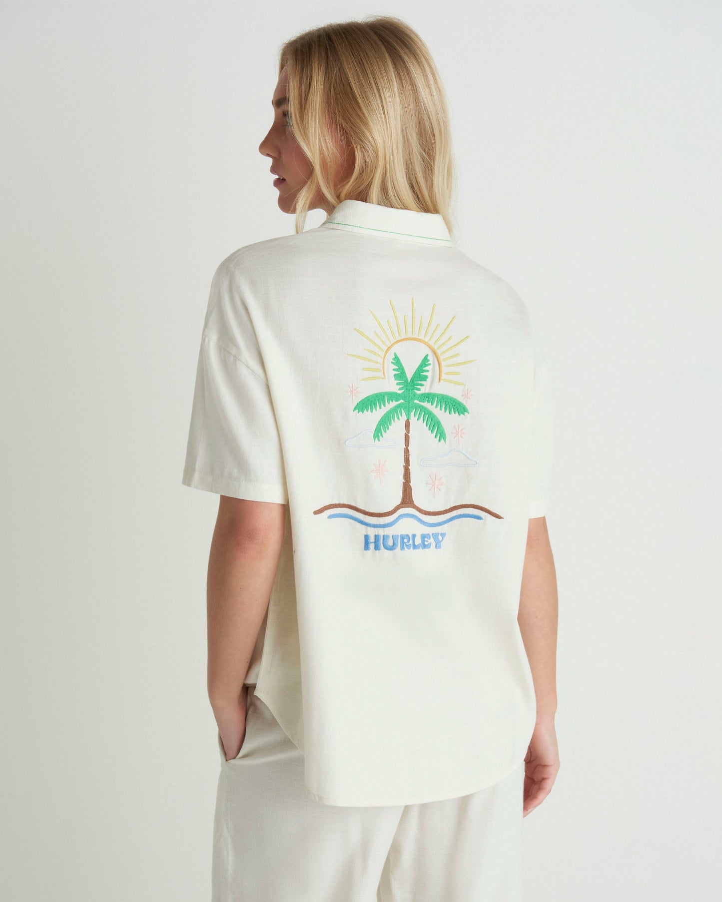 Goldie Boyfriend Short Sleeve | Hurley Off White Sale Tops
