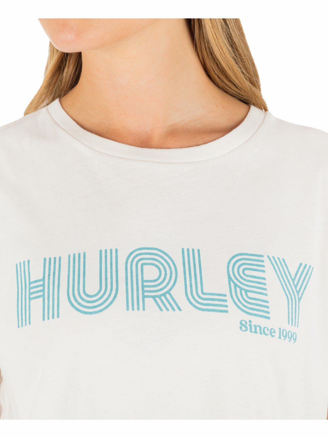 Rollers Boxy Crop Tee | Hurley Tofu Sale Tops