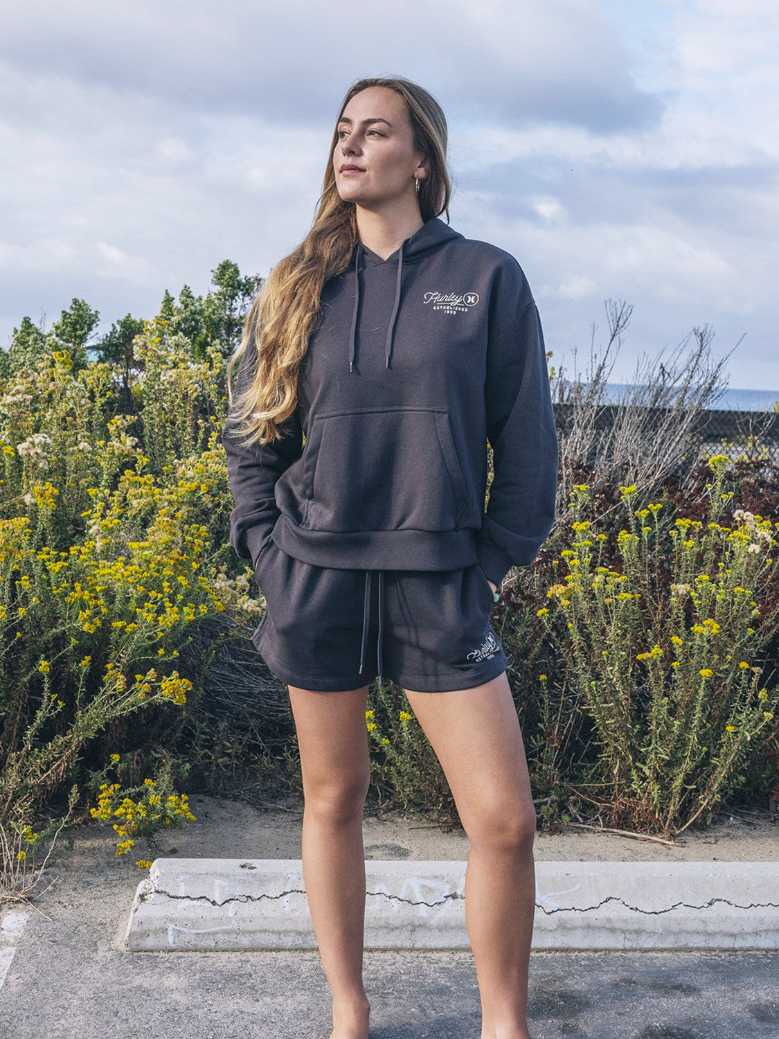 Surfbound Sweatshort | Hurley Off Black Sale Shorts