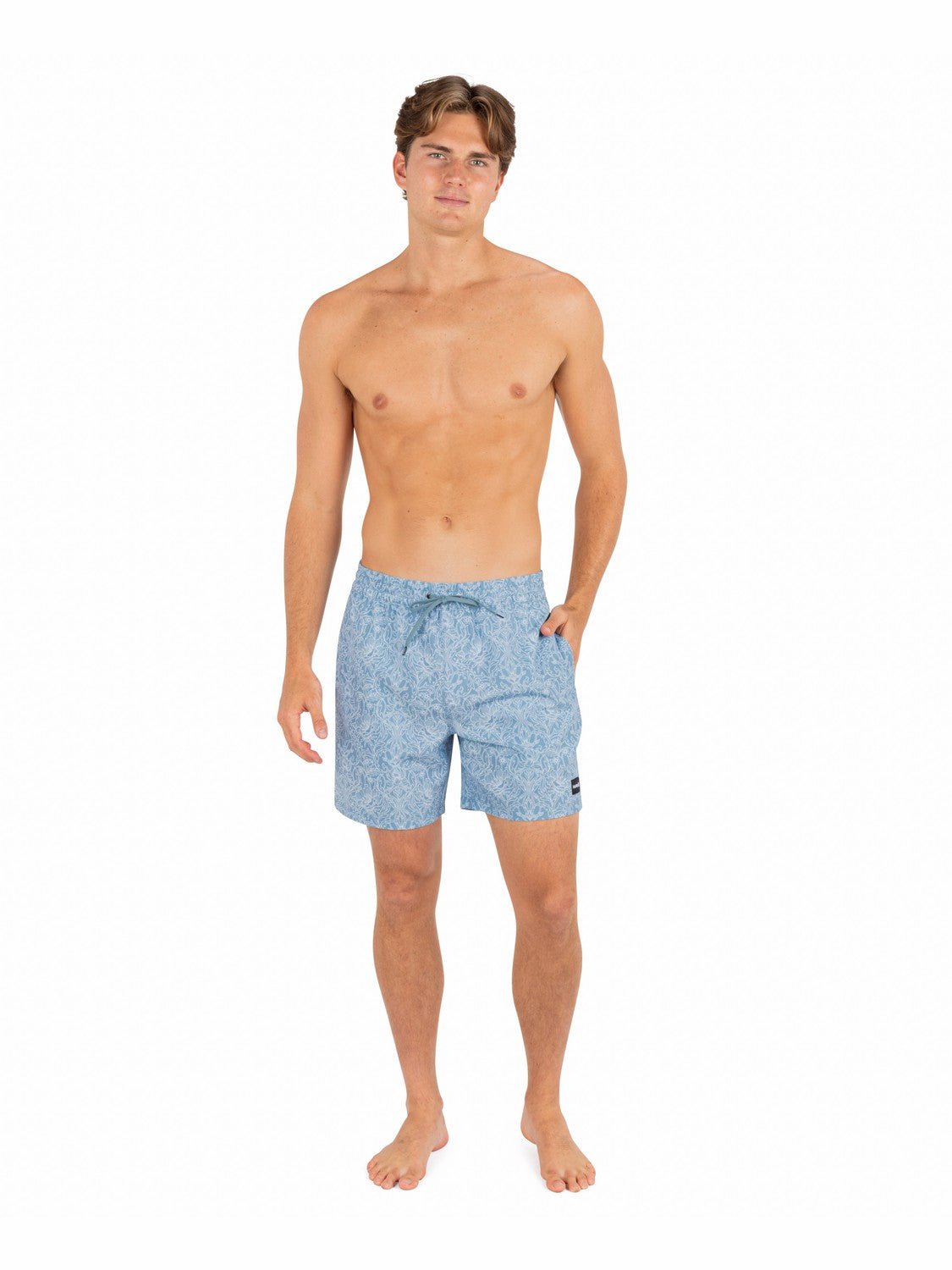 Cannonball Volley 17" | Hurley Worker Blue Boardshorts