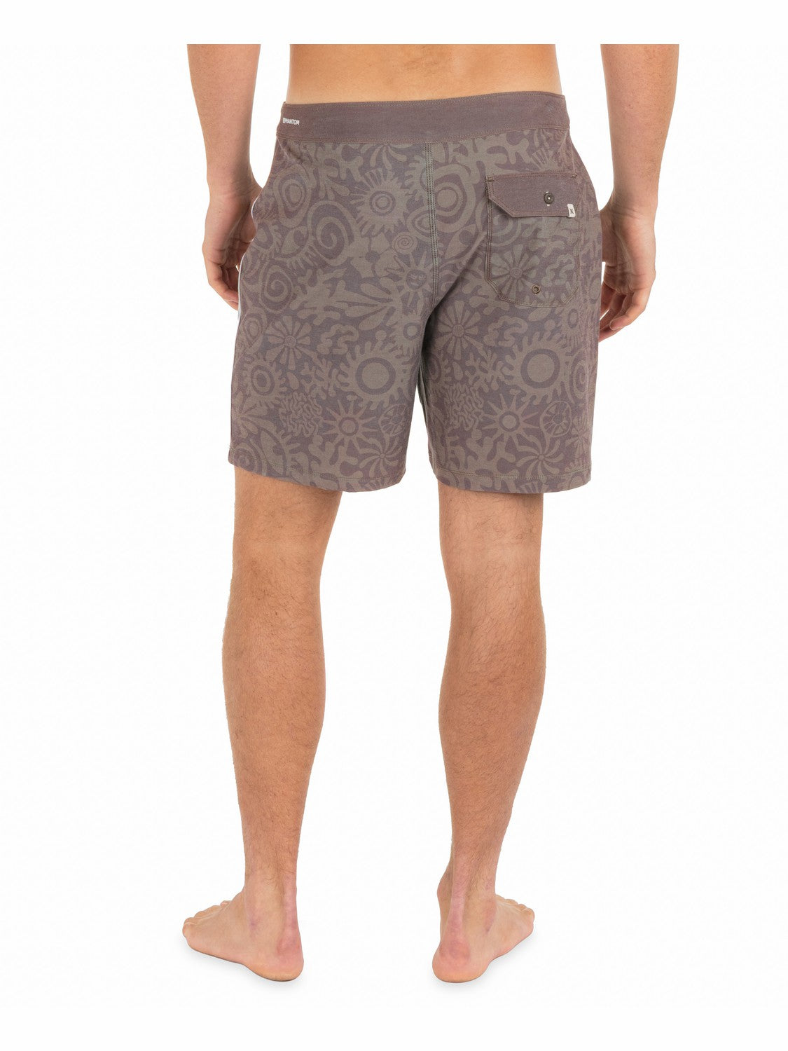 Phantom Naturals Tailgate 18" | Hurley Espresso Boardshorts