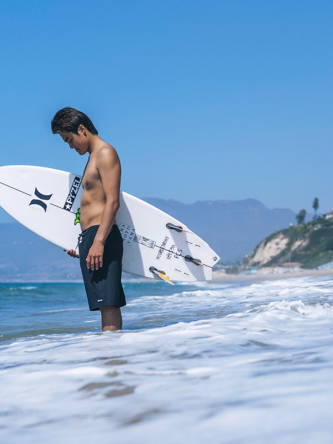 Built Hybrid 20" | Hurley Black Boardshorts