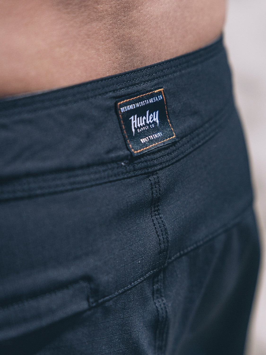 Built Hybrid 20" | Hurley Black Boardshorts