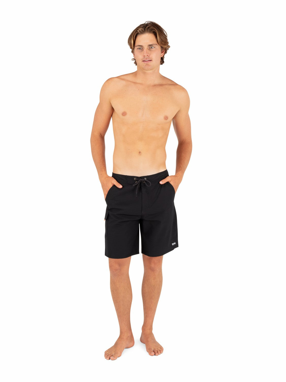 Built Hybrid 20" | Hurley Black Boardshorts