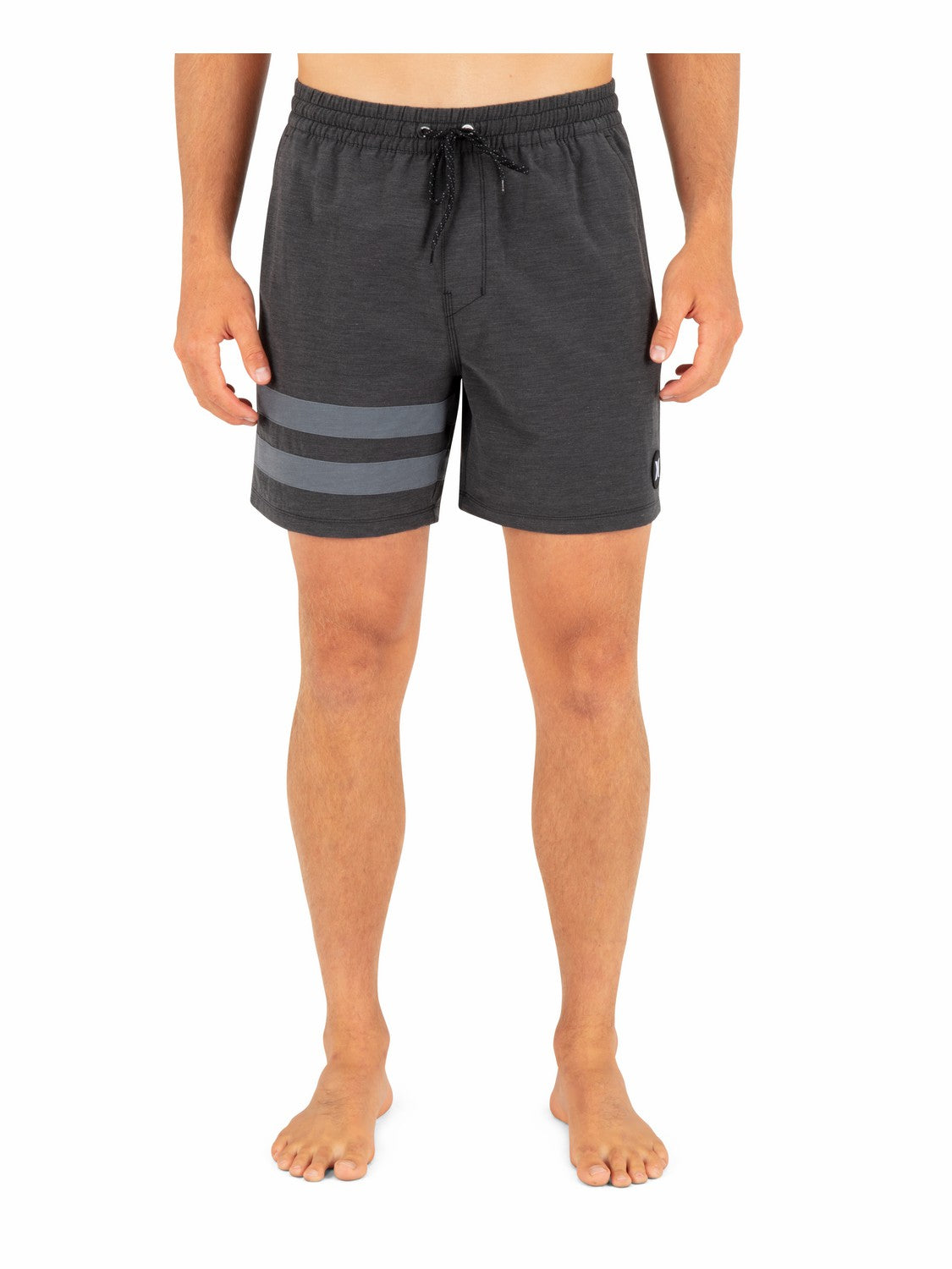 Phantom Eco Block Party Volley 17" | Hurley Black Boardshorts