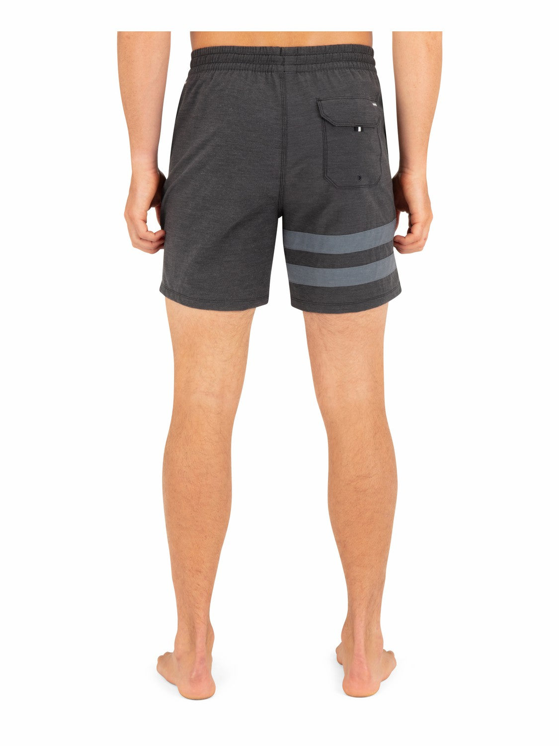 Phantom Eco Block Party Volley 17" | Hurley Black Boardshorts